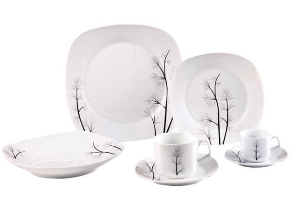 { Aparelho de Jantar em Porcelana 30pç