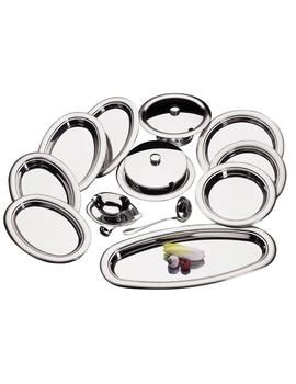 { Conjunto de Baixelas Inox - Tramontina Redonda 15pç